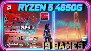 Ryzen 5 4650G IGPU in 15 Games  Gaming in 2024 [upl. by Oika460]