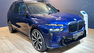 NEW BMW X7 2023 FACELIFT  FIRST LOOK amp visual REVIEW Tanzanite Blue M Sport [upl. by Elleimac250]