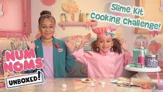 UNBOXED  Num Noms  Season 4 Episode 1 Slime Kit Cooking Challenge [upl. by Itraa]