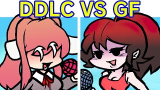 Friday Night Funkin DDLC VS Girlfriend 17 Bucks Fan Song FNF Mod GFMonikaYuriSayoriNatsuki [upl. by Shirberg905]