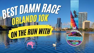 Running the 2022 BEST DAMN RACE ORLANDO 10k [upl. by Etteuqram]