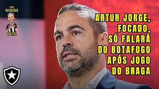 Na primeira entrevista após acerto Artur Jorge esquivouse das perguntas sobre o futuro no Fogão [upl. by Sari]