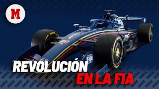 La FIA desvela el revolucionario coche de F1 2026 motor más eléctrico y chasis reducido I MARCA [upl. by Rillis]