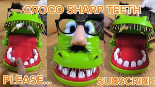 Rissa ASMR Toys is Screen cast live With Croco Sharp Teeth eating fruits [upl. by Artsa]