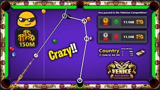 8 Ball Pool  11b Coins Winnings Made Me a Country Topper  Venice 150M  GamingWithK [upl. by Malinda]