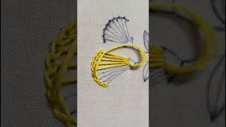 Satin stitch pattern stitchwork embroiderystitch [upl. by Hgielah]