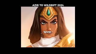 Azir to wildrift 2024 gamesavior leagueoflegends wildrift tft skins azir [upl. by Ardnoik413]