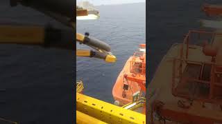 Life Boats Totally Enclosed Motor Propelled Survival Craft  TEMPSC offshore drillingoperations [upl. by Annaili]