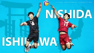 Yuki Ishikawa and Yuji Nishida  Legend Duo of Volleyball Team Japan [upl. by Millard]