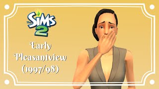 MarySue Pleasant keeps getting cheated on 😤 Early Pleasantview  Sims 2 [upl. by Rimma]