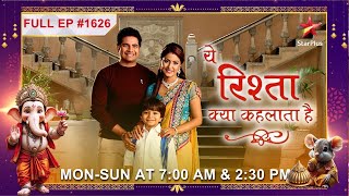 Rashmi ko शांत करने की Naitik ki कोशिश  Full Episode1626Yeh Rishta Kya Kehlata Hai [upl. by Erl]