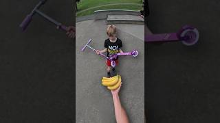 i ruined his day😢 then made it😇 scooter skatepark challenge comedy funny [upl. by Niels]