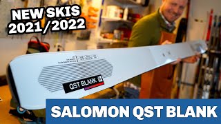 Salomon QST BLANK skis 2022  SNEAK PEAK [upl. by Roye348]