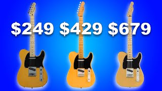 Shootout  Opinion Fender Player vs Player Plus vs Squier Classic Vibe 60s SSS Strat Shootout [upl. by Marrilee]