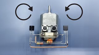 Electronic project DC motor direction controller circuit [upl. by Demahum]