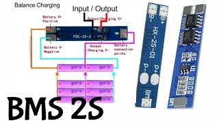 CARA MEMBUAT BATERAI PACK DENGAN BMS 2S [upl. by Otes]