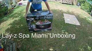 Layz Spa Miami Unboxing [upl. by Labotsirhc]