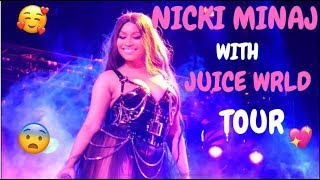 THE NICKI MINAJ WRLD TOUR with juice wrld  VLOG 6 [upl. by Nidraj817]