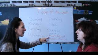 Lesson 42  Weekday and Weekend  Learn English with Jennifer [upl. by Cofsky]