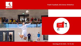 Final4 Faustball AXAArena Winterthur Tag 2 [upl. by Ertnom316]