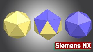 How to model an icosahedron with Siemens NX [upl. by Suiraj]