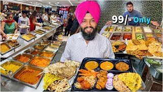 Indias Cheapest UNLIMITED Food Buffet in Rs 99  Street Food India new [upl. by Ynohtnanhoj]