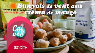 Bunyols de vent amb crema de mango  Cuines [upl. by Tnerb]