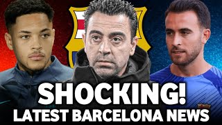 🚨🚨🌕 JUST IN Barcelona News ft Victor ROQUE agent Angry 😡🔥 XAVI Request 3 PLAYERS amp Eric Garcia 📰✅ [upl. by Oicam]