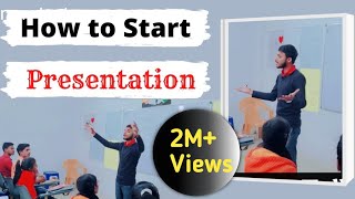 How to start presentations Presentation Skills Five Tips For Presentation by Jaswant Sir [upl. by Ellingston249]