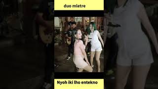 DUO MLETREARLIDA PUTRI ft LALA WIDIGOYANG MERESAHKANNYOH B0K0NG€ Entekno Shorts [upl. by Verene]