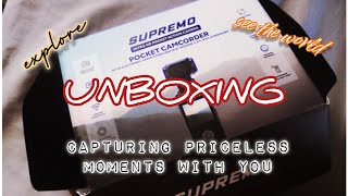 UNBOXING SUPREMO Ultra HD Pocket Action Camera [upl. by Esme]