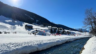 Switzerland Davos winter trip  Kolsters Davos Filisur Winter Train ride [upl. by Mathre]