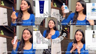 Skincare Routine for Dry Skin  My Am amp Pm Routine  Best for beginners  Simple routine ✨🤌🏻 [upl. by Zahc]