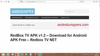 Redbox TV APK  Download Redbox TV 2019 for APK v12  Android   iOS iPhone [upl. by Halonna430]