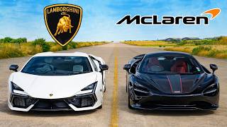 McLaren 750S v Lambo Revuelto DRAG RACE [upl. by Larissa]