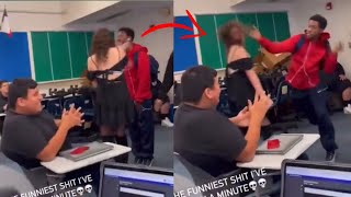 Woman Hits Man Then Instantly Regrets It [upl. by Ynavoeg]