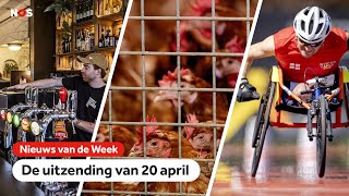 Restaurants zoeken personeel vogelgriep op kippenboerderijen en een sporttoernooi voor militairen [upl. by Teressa630]