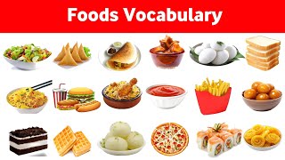 Foods Vocabulary  Foods Names In English With Pictures foodsvocabulary [upl. by Asiak374]