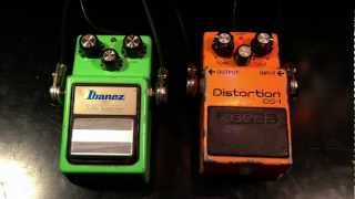 Vintage Ibanez TS9 vs Vintage Boss DS1 [upl. by Nugesulo]