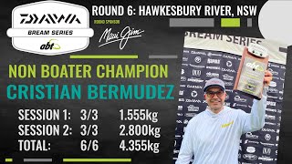 2024 Daiwa BREAM Series  Maui Jim Hawkesbury River Non Boater Winner Cristian Bermudez [upl. by Warwick]