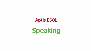 Aptis ESOL Speaking test – format and tips [upl. by Siriso]