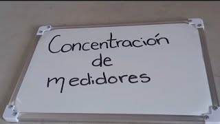 CONCENTRACIÓN DE MEDIDORES PARA CFE [upl. by Berkow]