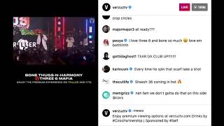 Bone Thugs VS Three 6 Live Comments [upl. by Jaime]