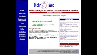 Analysing Protein CD Data using Dichroweb [upl. by Derwood]