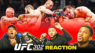 UFC 302 REACTION 🤯  Islam SUBS Dustin after DOG FIGHT [upl. by Aneehsit]