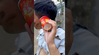 The story of a boy and a girl using a loudspeaker as a cup trending viralvideo [upl. by Prue]