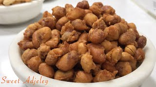 How To Make The Easiest Party Pleasing Coated Peanut Recipe  The Easiest Coated Groundnut Recipe [upl. by Ysteb598]