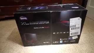 BenQ XL2411Z Unboxing and QuickLook [upl. by Aeduj]