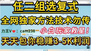 彩票 彩票赚钱 任二组选复式，全网独家方法技术，不要泄露出去，学会了包你天天稳赚3—5K利润，力王老师是小白玩家的救星，大家加我吧，带你年赚百万不是梦彩票分析 彩票技巧 [upl. by Annaohj]