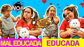 Tipos de Crianças Educada VS Mal Educada  Família MC Divertida [upl. by Adiela]